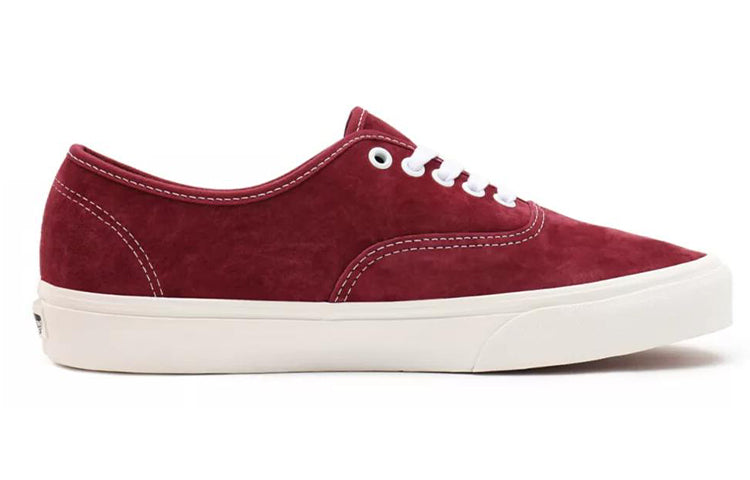 Vans Authentic Wear-Resistant Non-Slip Minimalistic Casual Skate Shoes Deep Red VN0A5HZS9G8