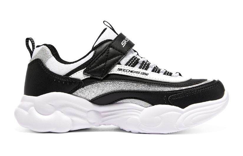(GS) Skechers Unicorn Storm 'Black White' 302576L-BKW