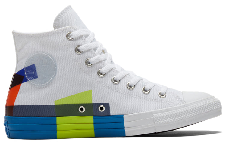 Converse Chuck Taylor All Star Canvas Shoes White/Blue 173184C