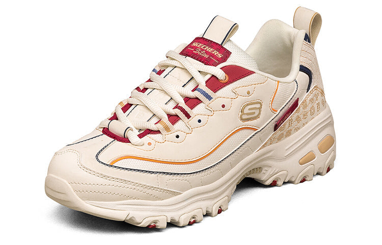 (WMNS) Skechers D'lites Marathon Running Shoes White 66666348-WMLT
