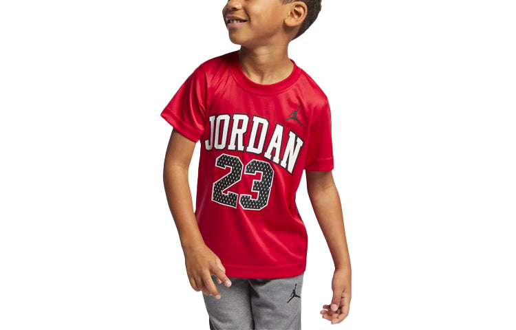 (PS) Air Jordan Practice Flight T-shirt 'Red White' HA4933-678