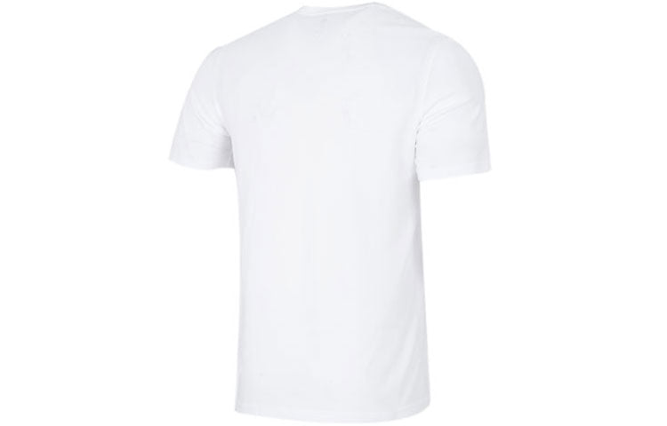adidas Large Logo Printing Casual Round Neck Short Sleeve White HG2179