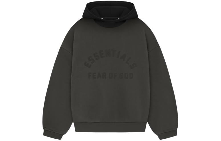 Fear of God Essentials SS24 Nylon Fleece Hoodie 'Ink Jet Black' 202SP244310F