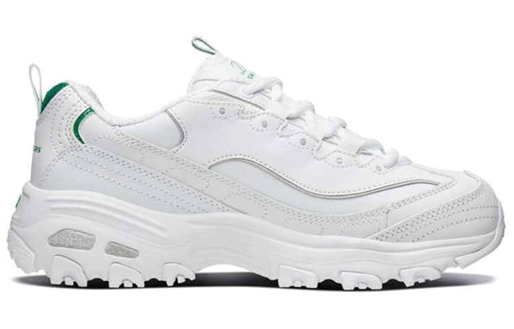 (WMNS) Skechers DLites White Green 11931-WGR