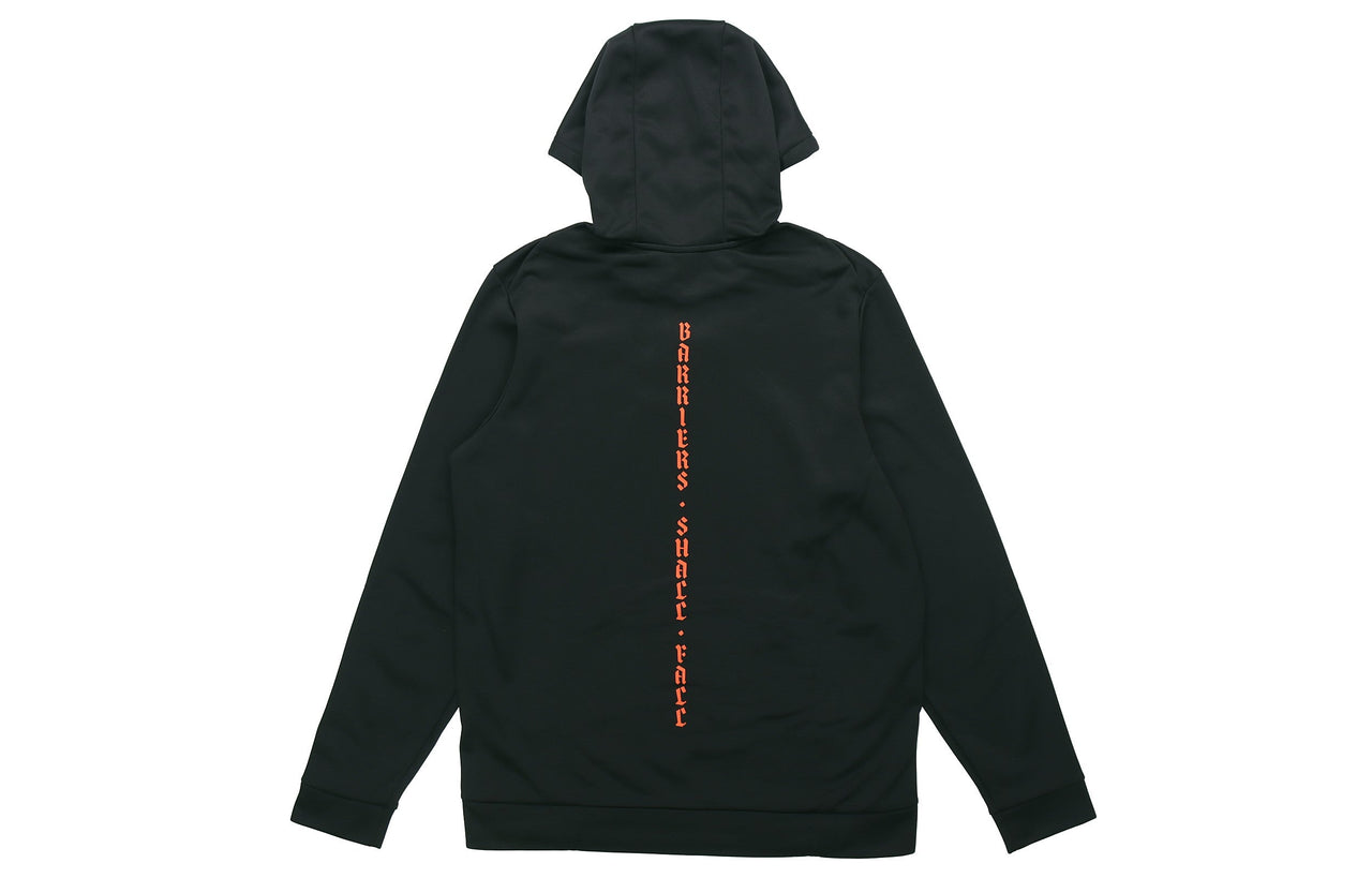 Nike Therma Abstract Pattern Pullover Training Fleece Lined Black CK4585-010