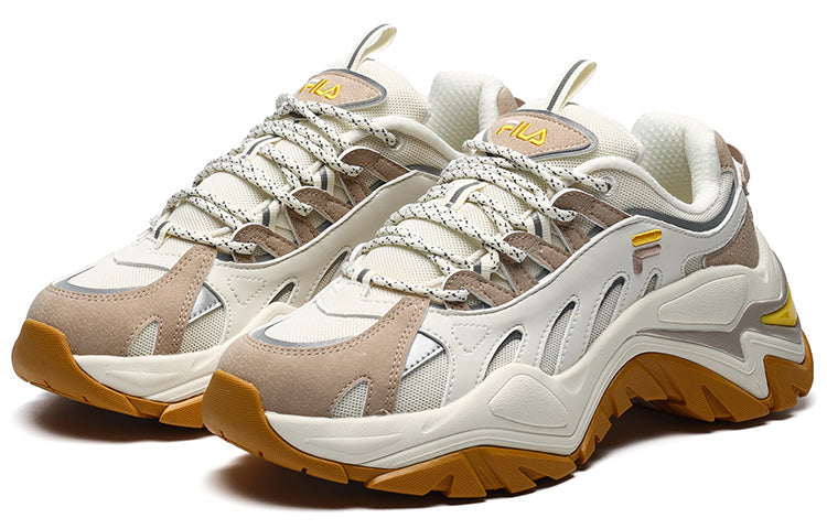 (WMNS) Fila Fusion Shoes 'Beige White' T12W125208FPM