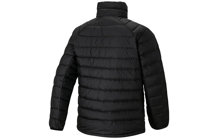 Men's adidas Tx Lt Gdwn Jkt Solid Color Stay Warm Sports Down Jacket Black HE3686