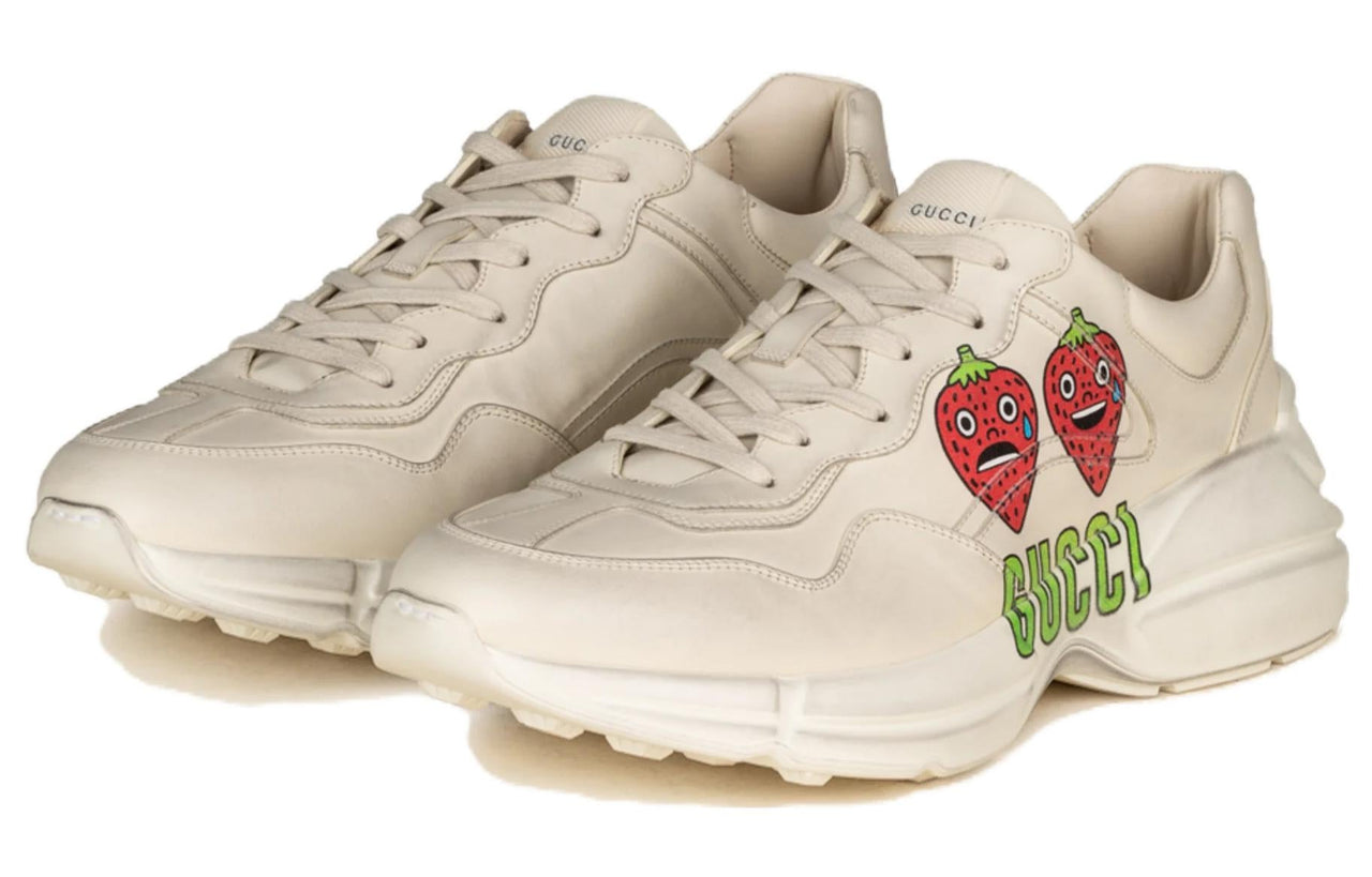 Gucci Rhyton GG Apple Sneakers 'Cream White Red' 699292-DRW00-9522