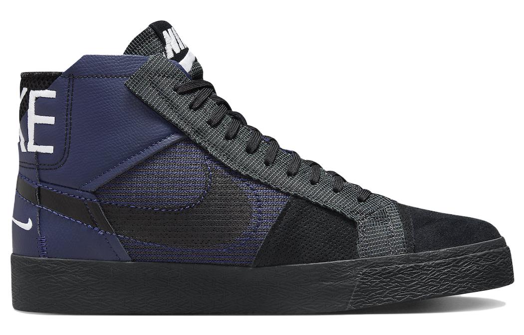 Nike SB Blazer Mid Premium 'Black/Navy' FD5113-400