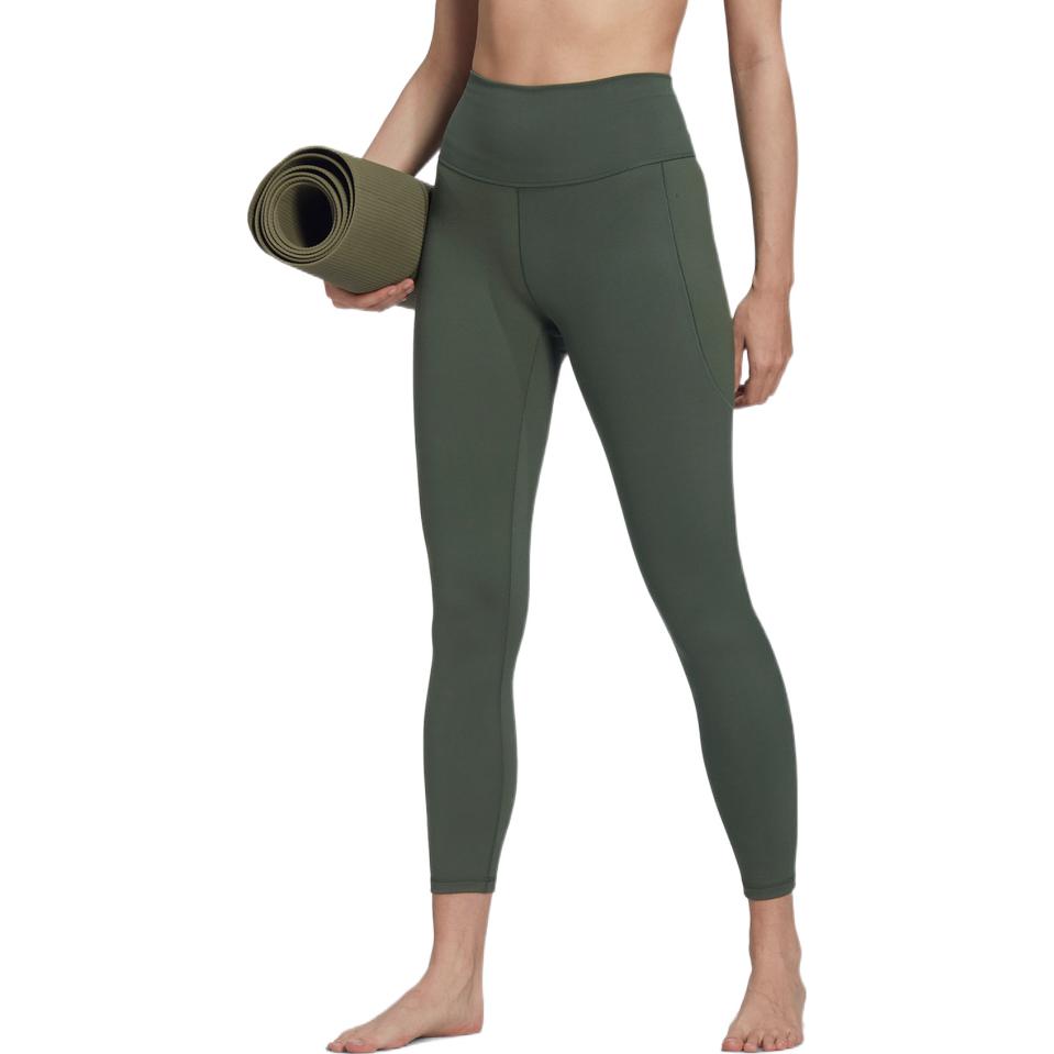 (WMNS) adidas Yoga Studio 7/8 Leggings 'Olive Green' HK6615