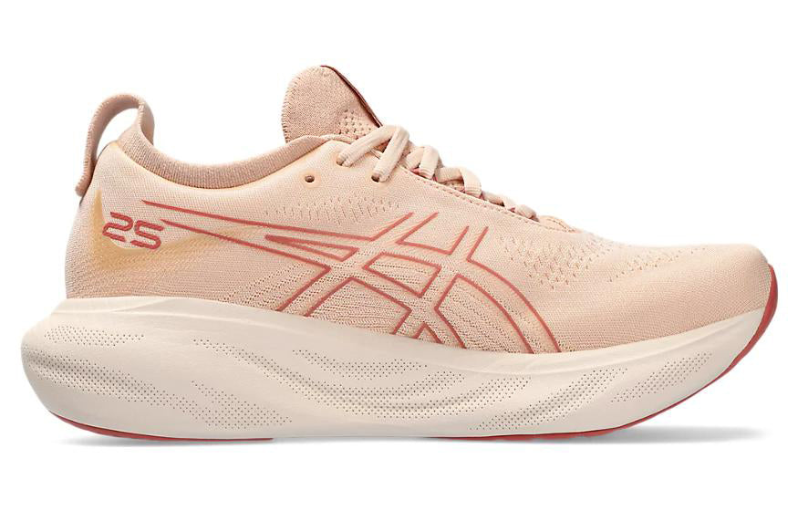 (WMNS) ASICS Gel-Nimbus 25 'Pale Apricot Light Garnet' 1012B356-702