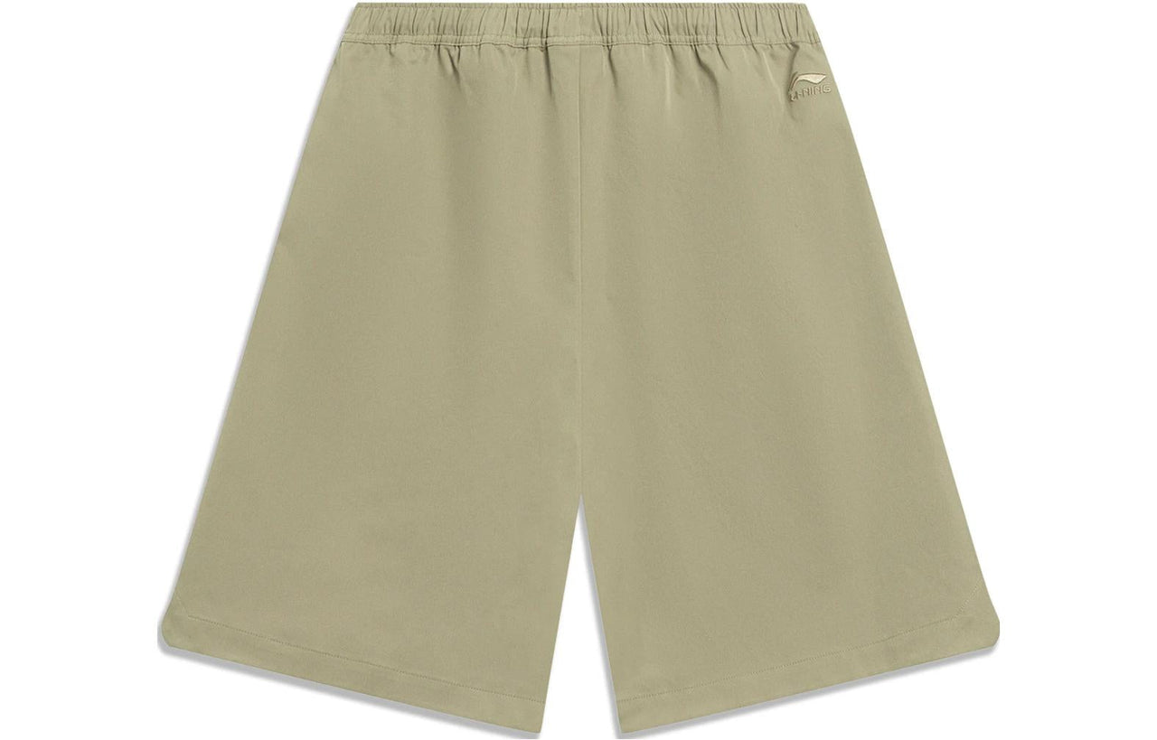 Li-Ning Embroidered Logo Shorts 'Khaki' AKST595-2