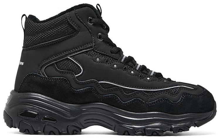 (WMNS) Skechers D'Lites New Lane Sneaker 'Black' 168026-BKSL