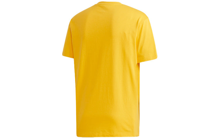 adidas neo Yellow Crossover Printing Sports Short Sleeve Yellow GL7214