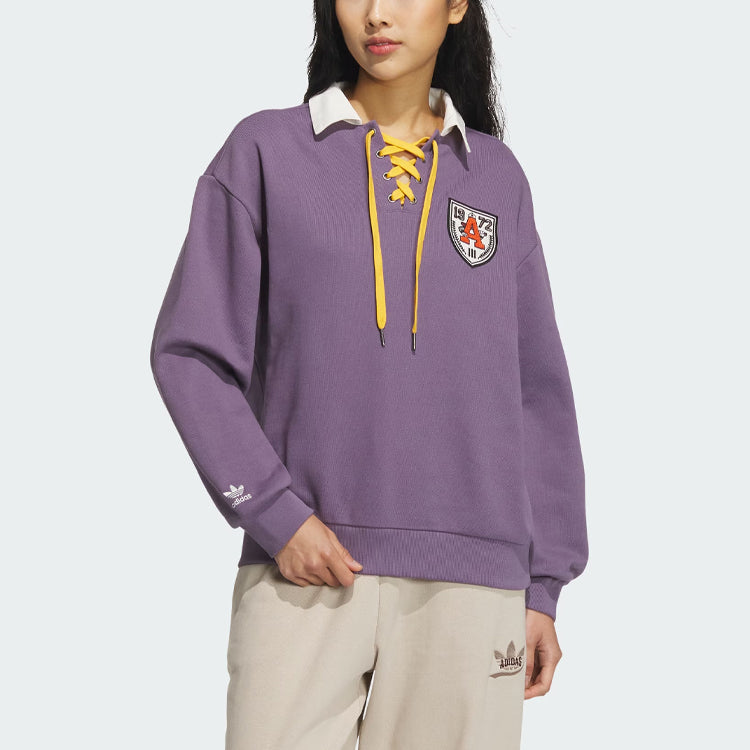 (WMNS) adidas originals Polo Crew 'Purple' IN1093