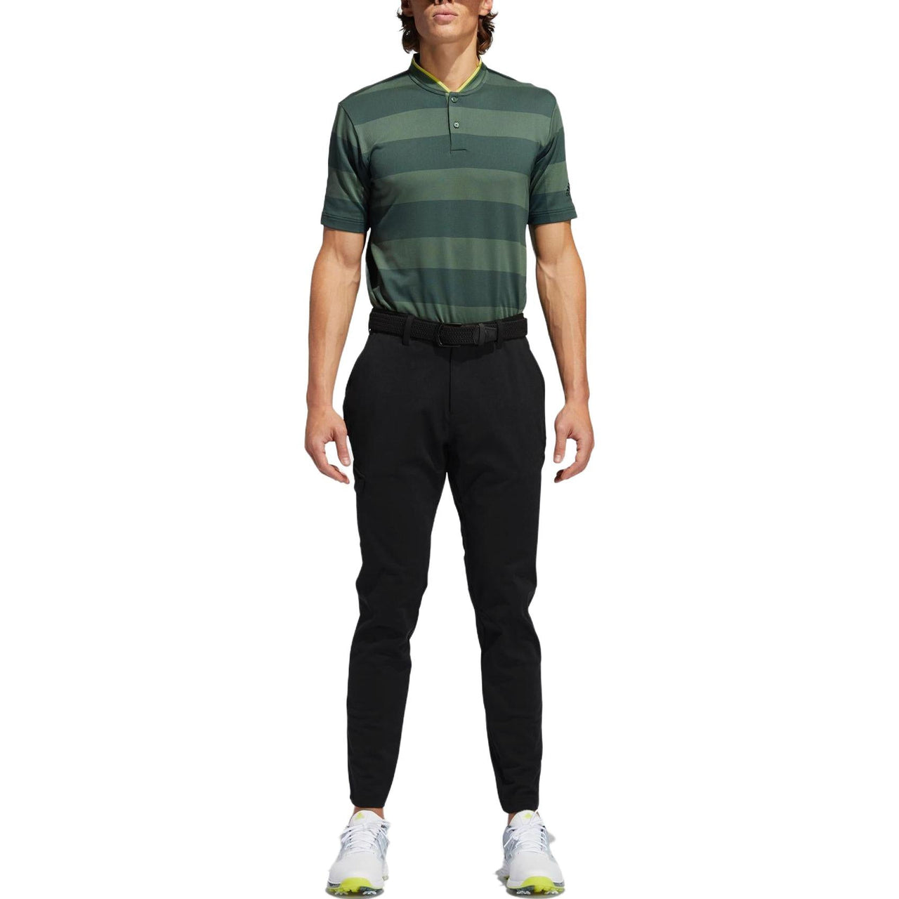 adidas Primeknit Polo Shirt 'Green Oxide Deepest Green' GL4640