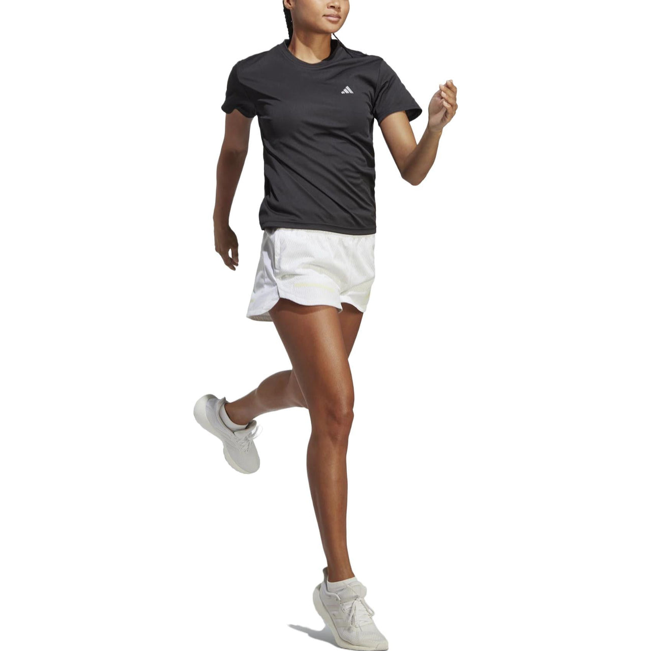 (WMNS) adidas Run It Tee 'Black' HZ0107