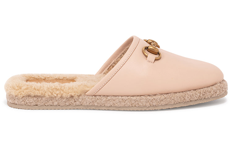 (WMNS) Gucci Horsebit Leather Slip On 'Skin Rose' 645757-17T40-6766