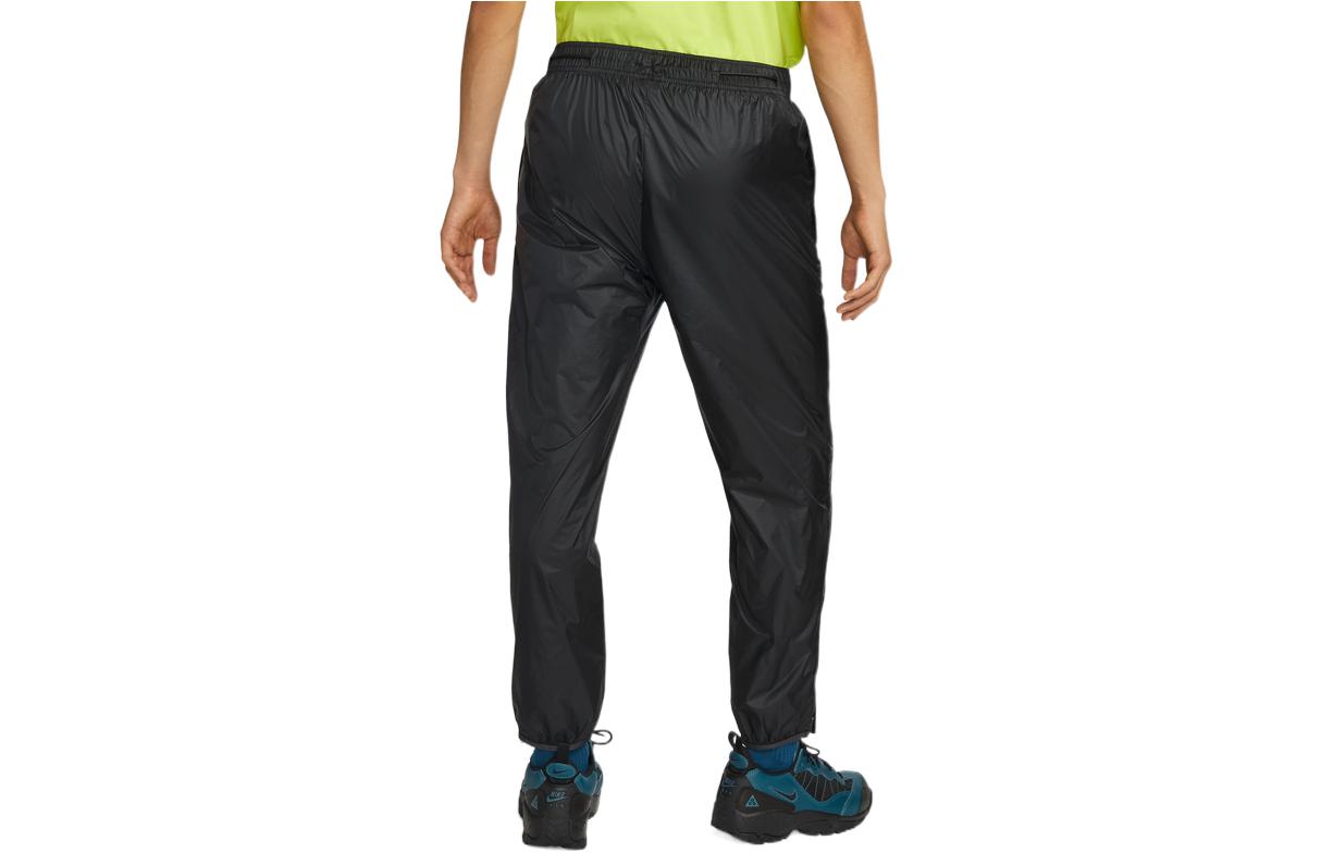 Men's Nike Solid Color Small Logo Label Waterproof Bundle Feet Sports Pants/Trousers/Joggers Black DB1135-045
