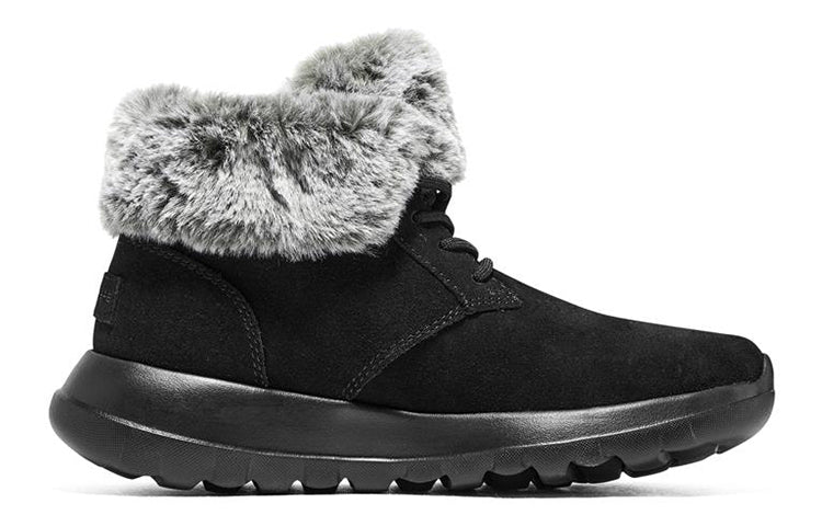 (WMNS) Skechers On-the-Go Joy Boots 'Black Grey' 144042-BKGY