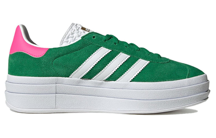 (WMNS) adidas Gazelle Bold 'Green Lucid Pink' IG3136