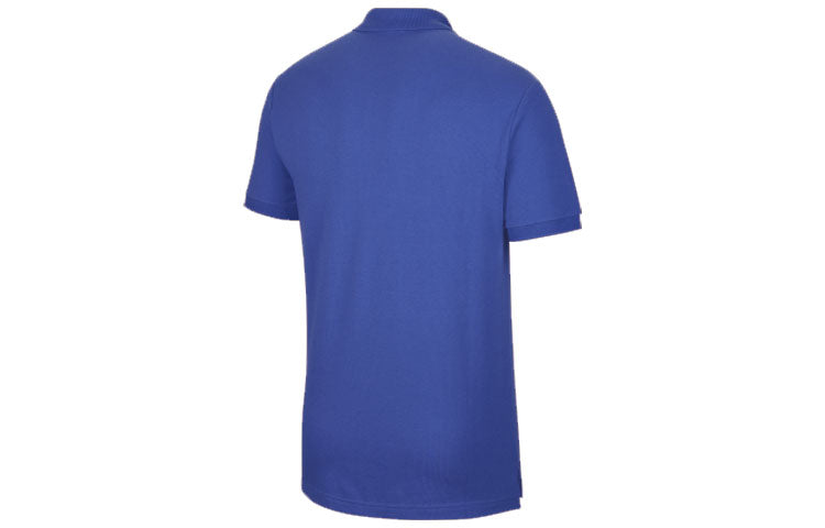 Men's Nike Sportswear Lapel Short Sleeve Blue T-Shirt CJ4457-430