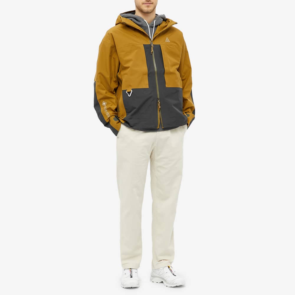 Nike ACG Gore-tex Windproof Casual Sports Hooded Jacket Brown CV0634-216