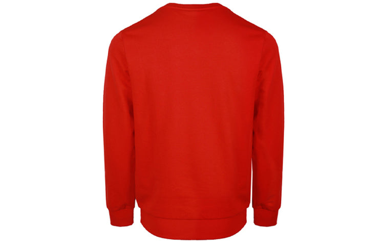 PUMA Essentials Fleece Crew Sweater 'Red White' 595892-11