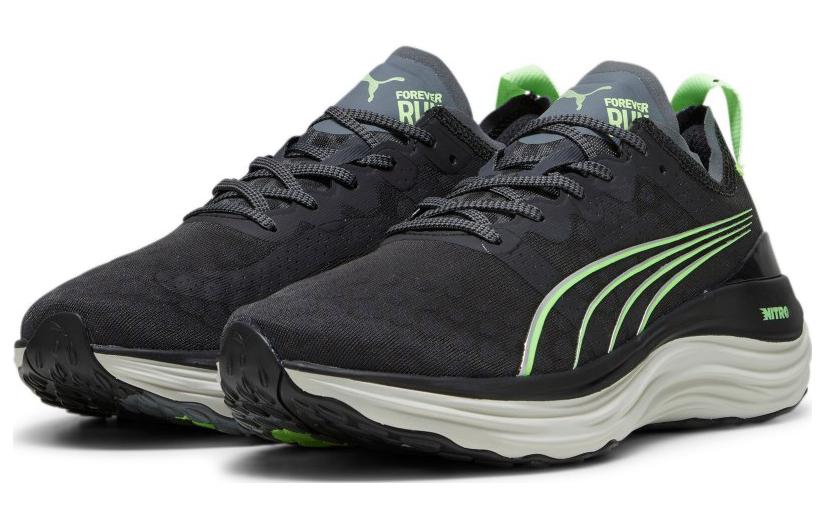 PUMA ForeverRun NITRO Running Shoes 'Black Green' 377757-12