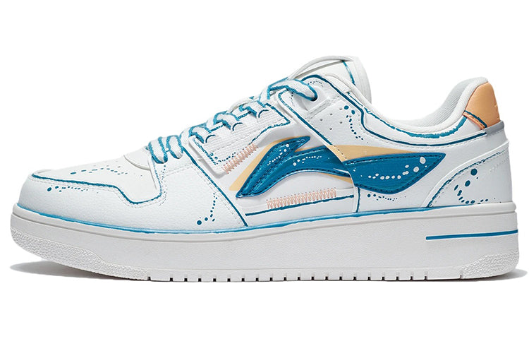 Li-Ning Tianji Skate Shoes 'White Blue' AGCT375-1