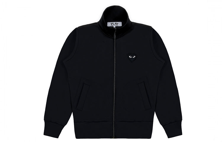 (WMNS) COMME des GARCONS PLAY Zip Sweatshirt With Big Black Heart 'Black' AZ-T255-051-1