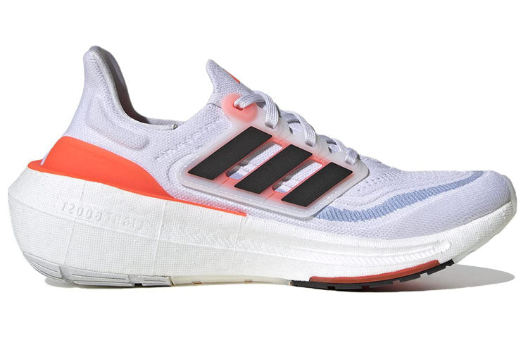 (WMNS)adidas Ultra Boost Light White Black Solar Red HQ6353