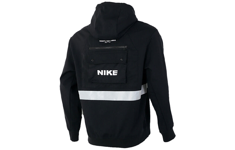 Men's Nike Nsw City Made Cargo Pocket Knit Black Pullover DB3748-010
