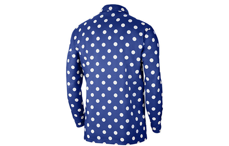 Nike Windproof Breathable polka dots Printing Long Sleeves Jacket Blue CQ8924-480