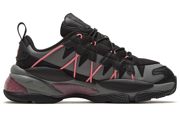 PUMA LQDCELL Omega Striped Knit 'Black Castlerock' 371476-04