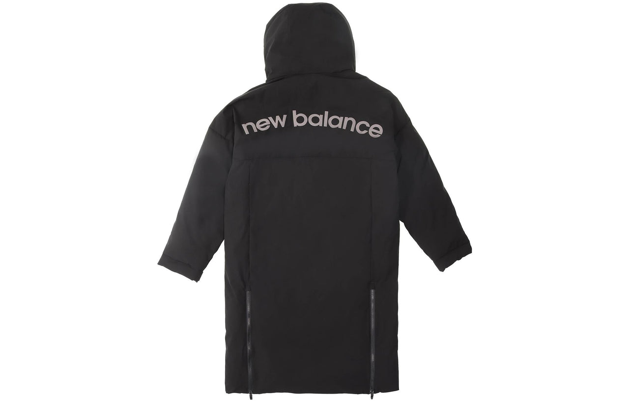New Balance Street Style Long Down Jacket 'Black' NQ94R041-BK