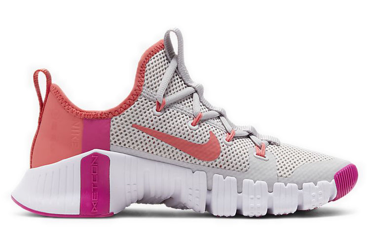 (WMNS) Nike Free Metcon 3 'Vast Grey Fire Pink' CJ6314-068