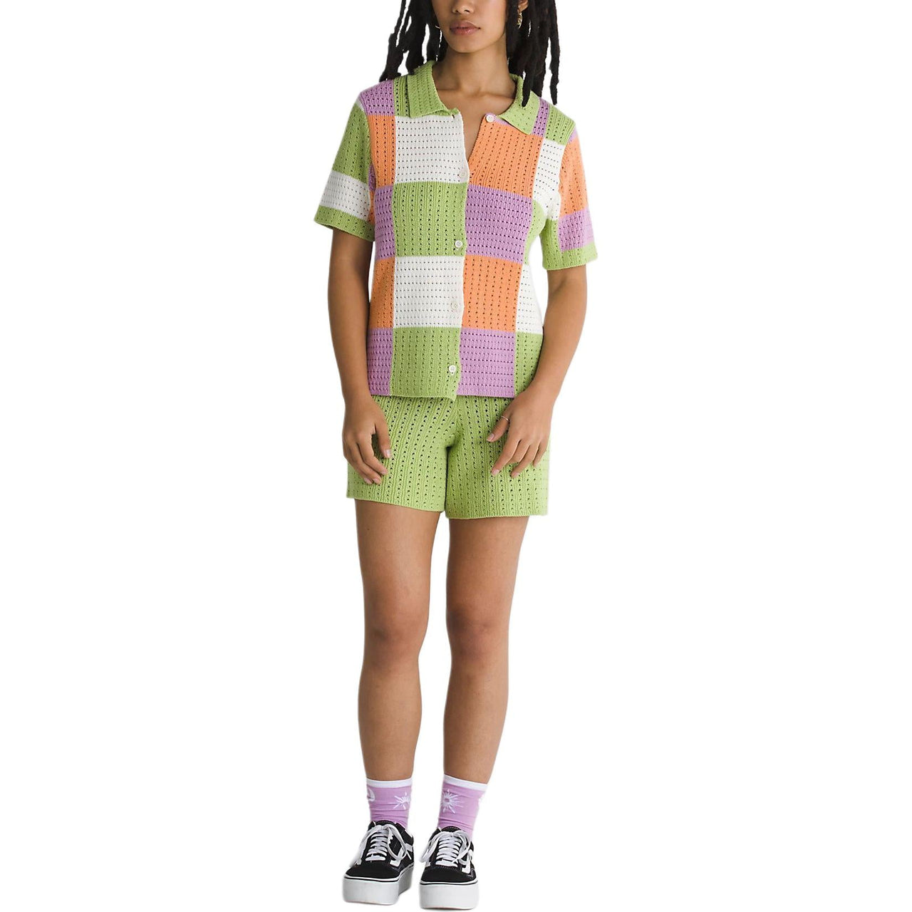 (WMNS) Vans Morrison Checker Sweater 'Multi-color' VN000G3QCR0