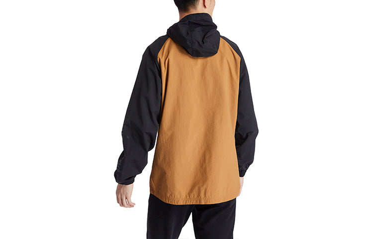 Timberland Windbreaker Full zip Jacket 'Brown Black' A2BV4-P56