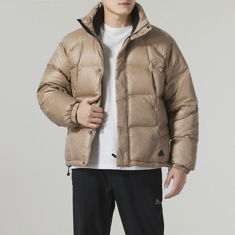 adidas Puff Down Jacket 'Brown' IL8931