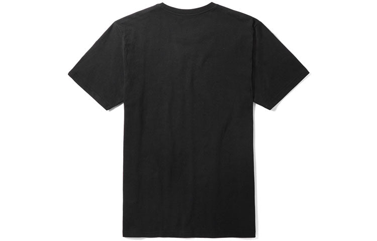Men's Vans Printing Sports Round Neck Short Sleeve Black VN0A3ZNOBLK