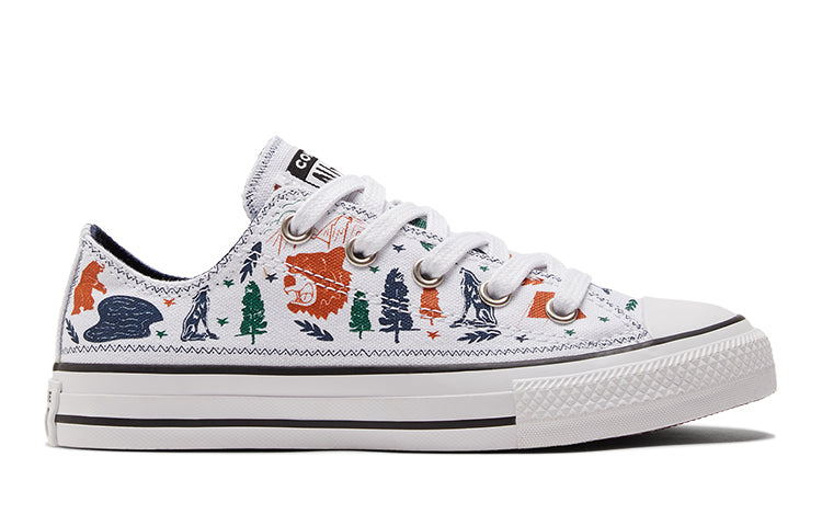 Converse Chuck Taylor All Star K White/Orange 672440C