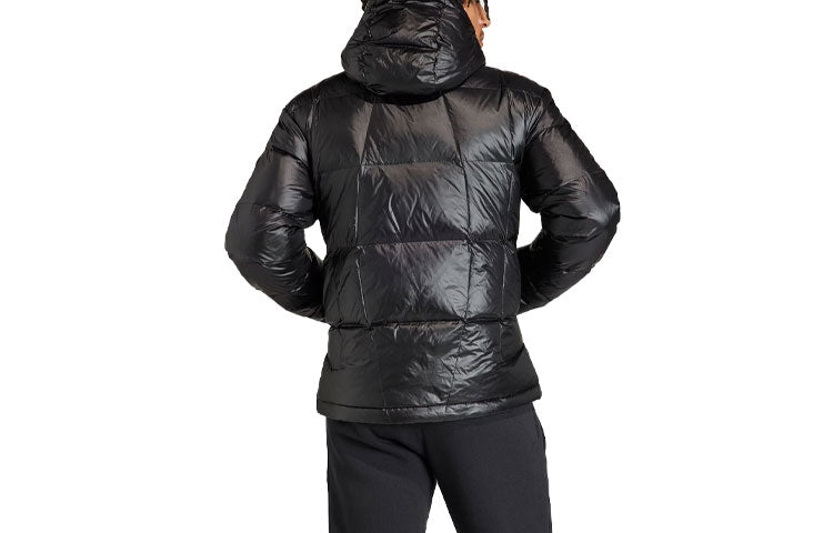 adidas Lightweight Down Puffer Jacket 'Black' IR7131
