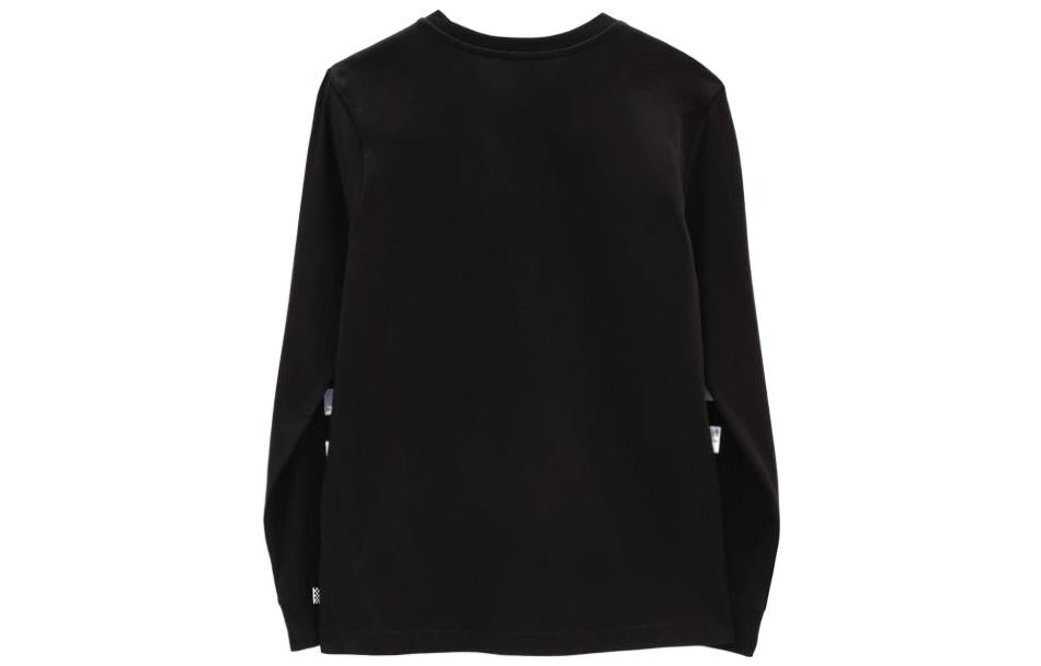 (WMNS) Vans Divine Energy Long Sleeve Boyfriend T-shirt 'Black' VN0A7RLUBLK