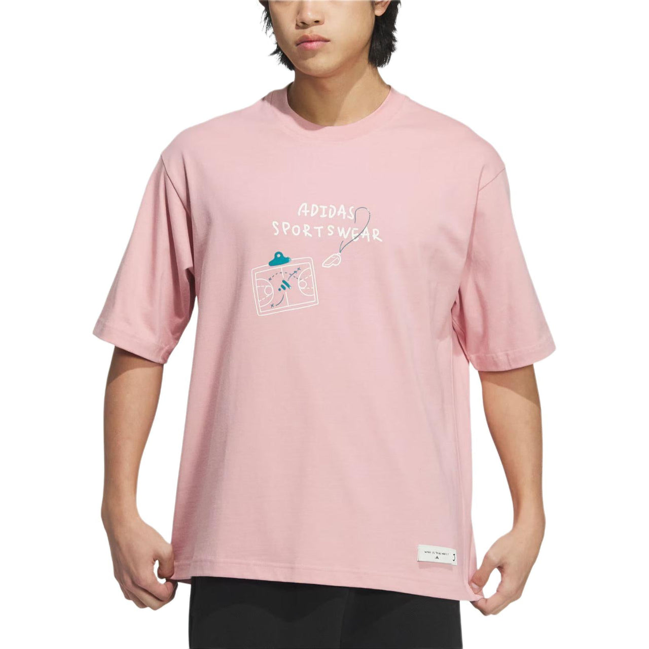 adidas Graphic T-shirt Asia Sizing 'Pink' JP4580