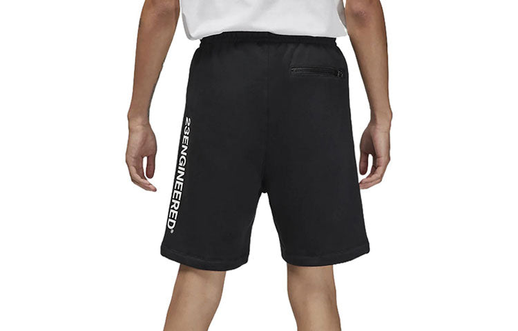 Air Jordan Alphabet Logo Straight Shorts Black DQ8083-010