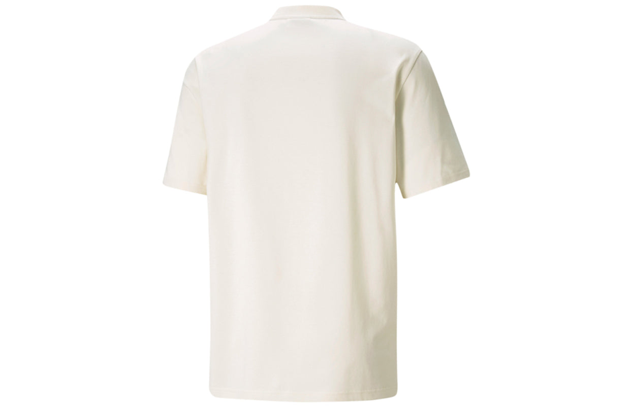 PUMA x FIRST MILE Crossover Pocket Small Label Solid Color Sports Short Sleeve White 532337-73