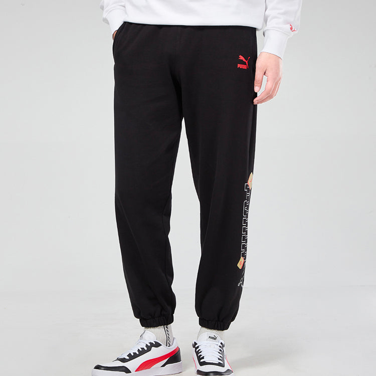PUMA YOTOX Sweatpants 'Black Red' 531300-01