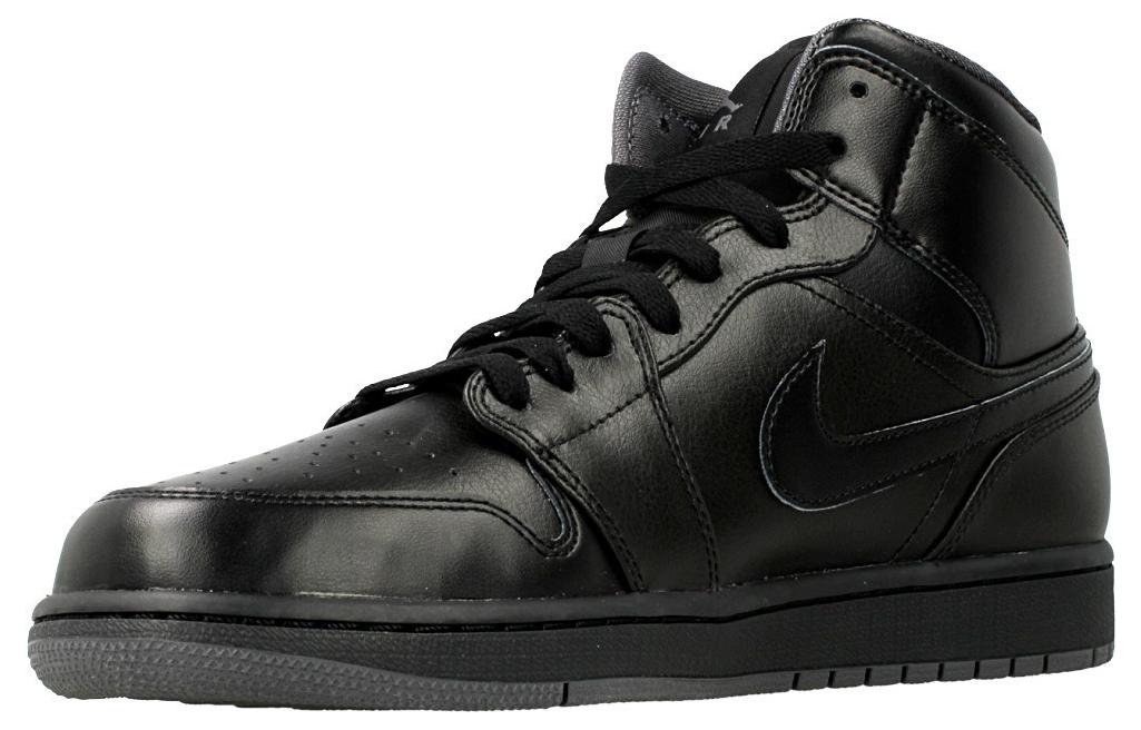 Air Jordan 1 Mid 'Black' 554724-021