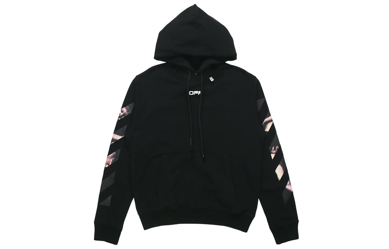 Off-White SS20 Caravaggio Back Arrows Sketch Mens Logo Sweater OMBB034S20E300041088